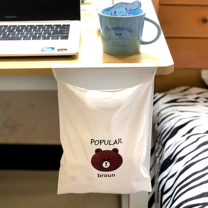 Japan-style Student Garbage Bag School Teacher Adhesive Desk Self-Glued Car In-car Ins Wind Garbage Bags