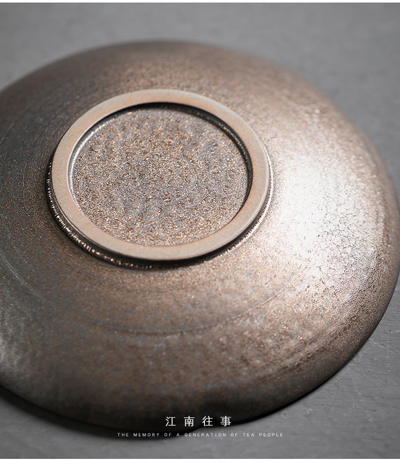 Jiangnan past kung fu tea set dry plate bearing ceramic pot home manually rust glaze dry mercifully tea adopt Japanese