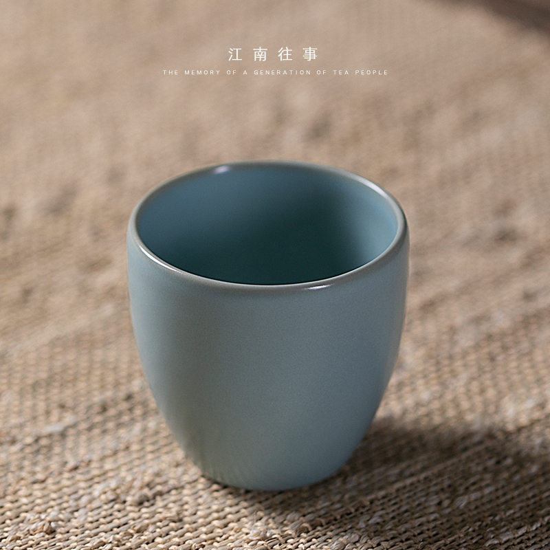 Jiangnan past your up shamrock aloes cups sliced open sample tea cup kung fu tea set small tea cups porcelain single cup cup