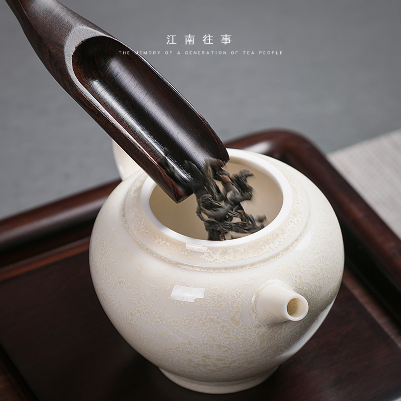 Jiangnan ebony past 6 gentleman kung fu tea tea accessories ceramics office home tea tools combination