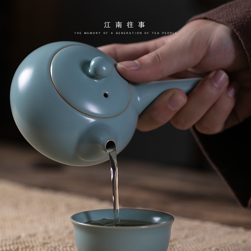 Jiangnan past shamrock and exquisite pot of your up black tea in teapot kung fu tea set your porcelain pot of small ceramic teapot