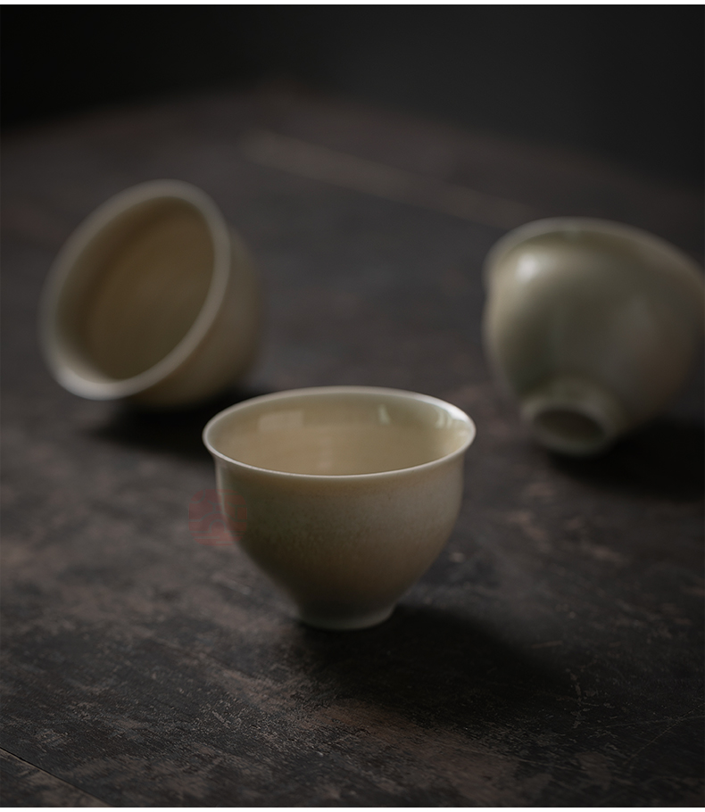 Jiangnan past Japanese kung fu tea sample tea cup noggin hand burn of zen cup ceramic bowl with a single dust