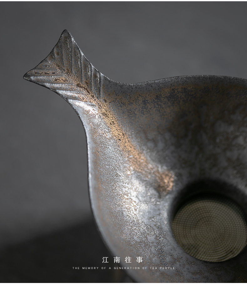 Jiangnan past) ceramic filter fine gold tail an artifact tea tea tea tea strainer filter filter