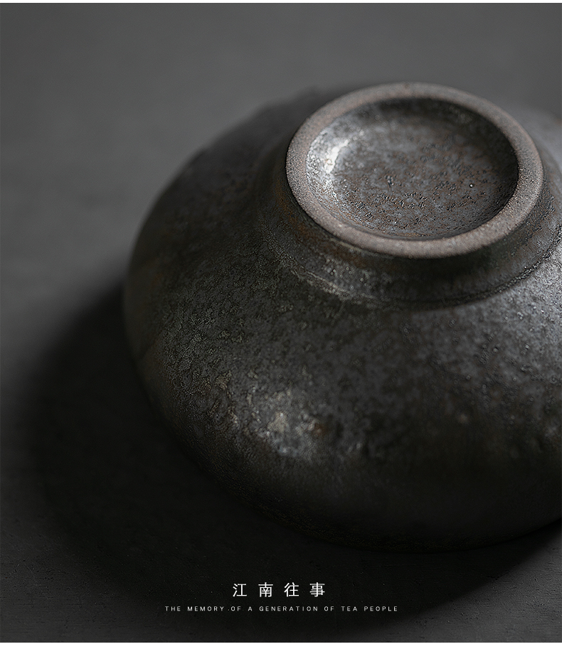 Jiangnan past a small wash to the writing brush washer ceramic kung fu tea tea accessories water jar flower pot in gold small tea to wash