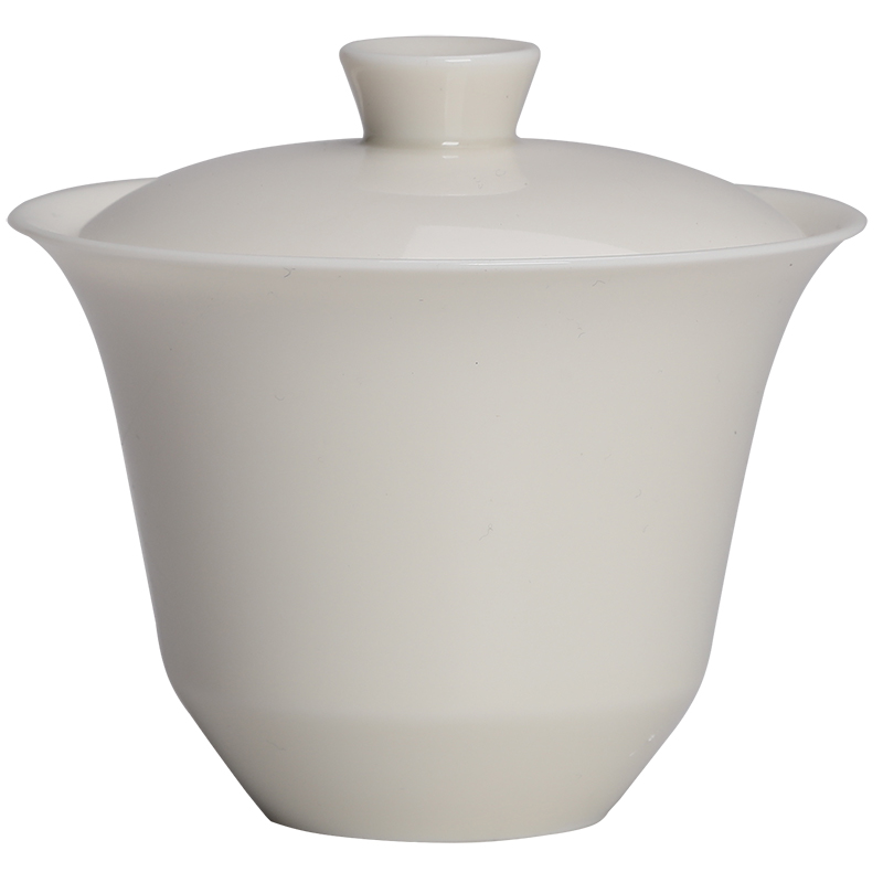 Jiangnan past yulan kung fu tureen ceramic tea set tea tea bowl three cups of a single cup tea tureen