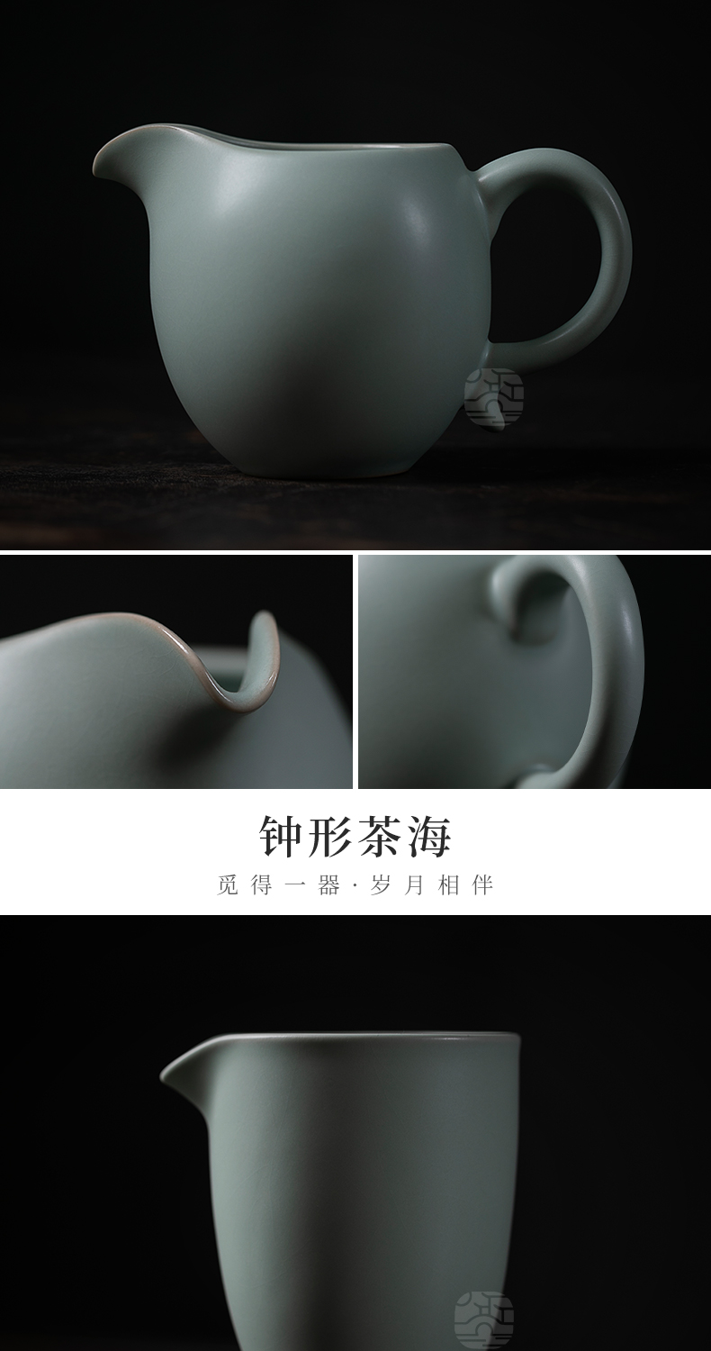 Jiangnan past your up kung fu tea sets tea pot office household contracted style open your porcelain tea cups