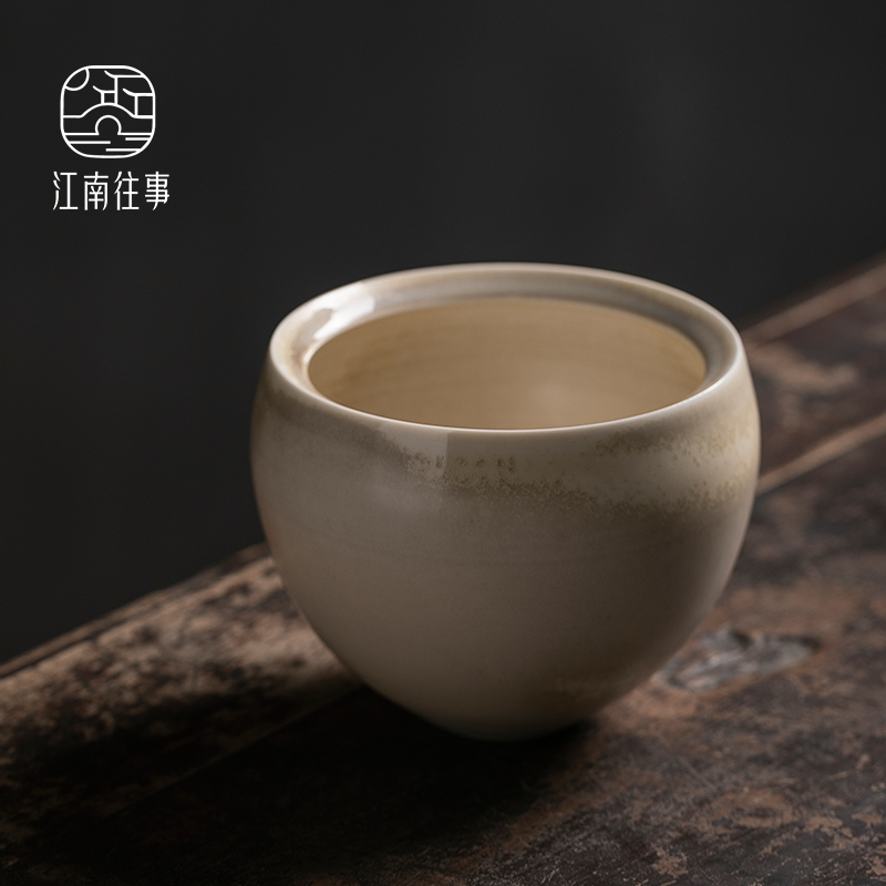 Jiangnan past ceramic tea - leaf bucket water jar dust firewood kung fu tea tea accessories of zen built in hot water bucket