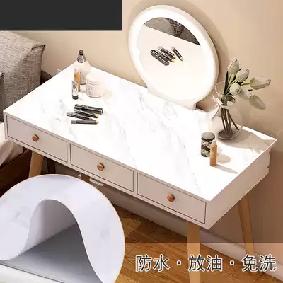 Nail desktop pad marble pattern dressing table decoration Net red table pad ins photo pad girl heart waterproof ins