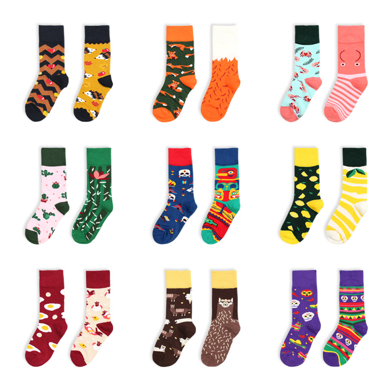 Children ab version socks in cylinder Chains Chains boy girl cute creative cartoon tennis red high waist stockings