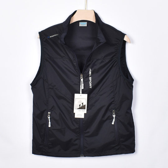 夏季男士马甲超薄锦纶速干防晒马夹坎袖男装户外马甲钓鱼旅游背心