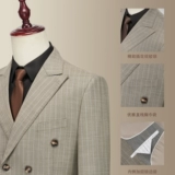 Мужской модный комплект, пиджак классического кроя в английском стиле, костюм, в британском стиле