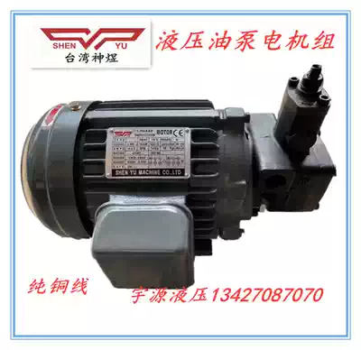 Taiwan shenyu oil pump motor group 0 75KW 1 5KW 2 2 3 7KW VP15 20 30 40-FA3