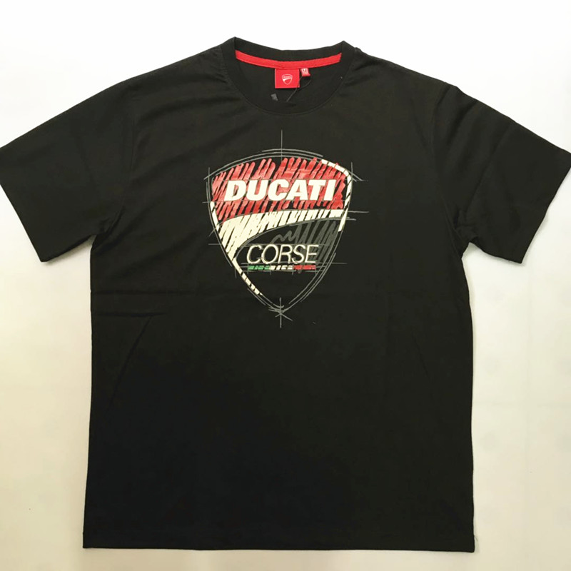 Spring new motorcycle culture shirt, motorcycle pure cotton casual short sleeve motorcycle riding road racing T-shirt