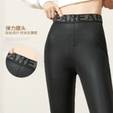 Демисезонные утепленные черные леггинсы, штаны, приталенный эластичный карандаш, 2020, высокая талия