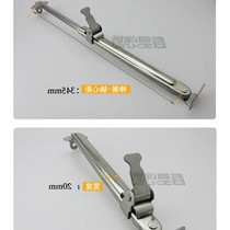 Rust fire stopper push-pull inner support Crescent Rod safety open alloy non-window Holder Plastic steel flat temperature control