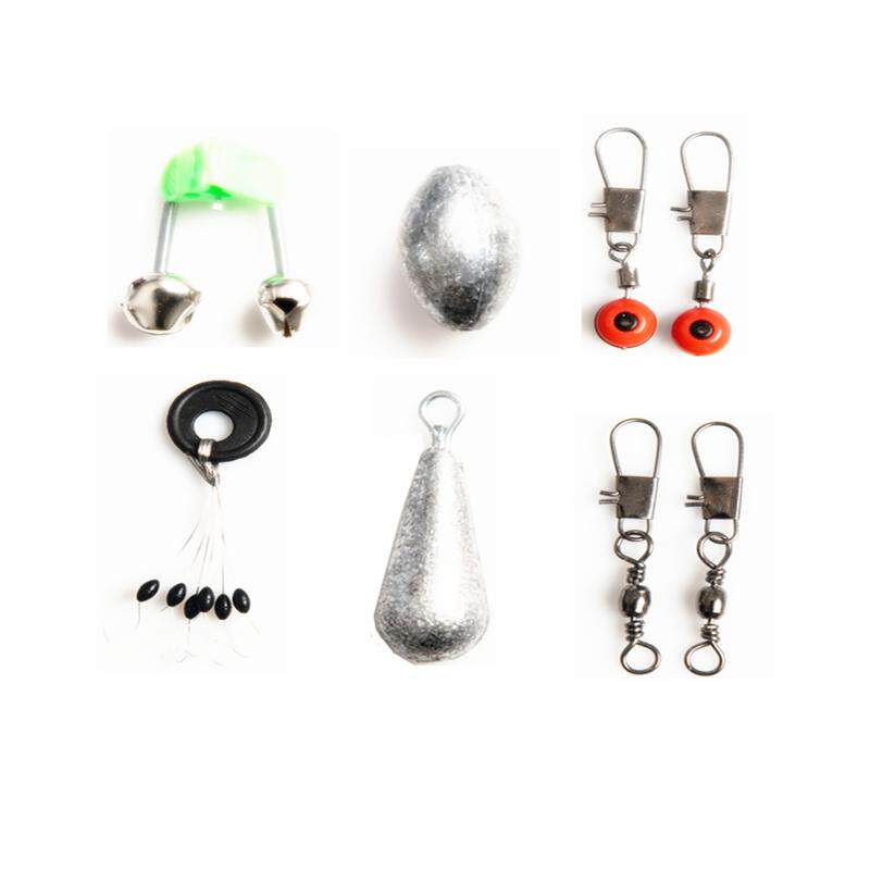 A set of 8 small accessories space bean connector bell with ring lead pendant hollow lead pendant