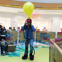 Foot to fill the balloon team building game props development training props promotion warm-up annual meeting shake sound Net red toys
