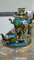 Russias new handmade painted electric coffeemaker electric heating original clothing imported spot real shot