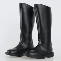 Flag Raiser Guard Student Flag Class Honor Guard Horse Boots Flag Raising High Boots Drum Band Leather Boots Dress Boots New