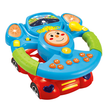 Simulator Car Steering Wheel Toy On-board Simulation Driving Baby Children Big Shake Soundnet Red Co-pilot Female