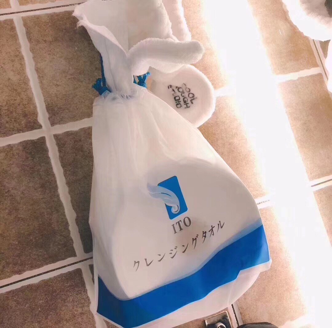 (physical spot) Japanese ITO washcloth pure cotton disposable household thickened clean face towel dry and wet