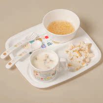 (Physical spot) Japanese Couleur Cleulet opram rabbit Children Baby tableware gift box set