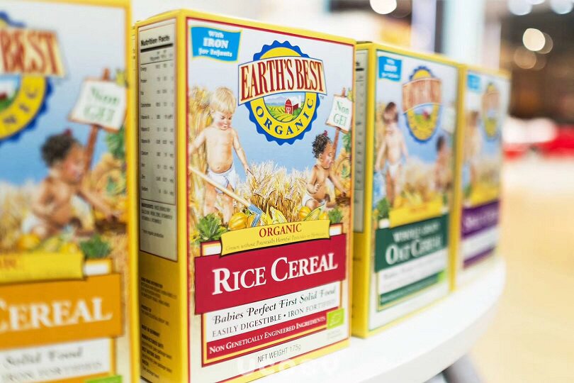 National Row Edition Earths Best World Earth Best Rice Pink Baby Deputy Food Organic High Speed Rail Baby Misburnt