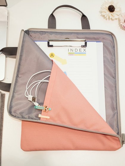 手提aA4文件袋收纳包便携资料袋会议公文包学生补习袋可定制LOGO