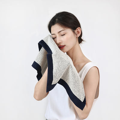 Ins-style simple and plain Japanese pure cotton Class A children's face towel, super soft and absorbent household bath towel