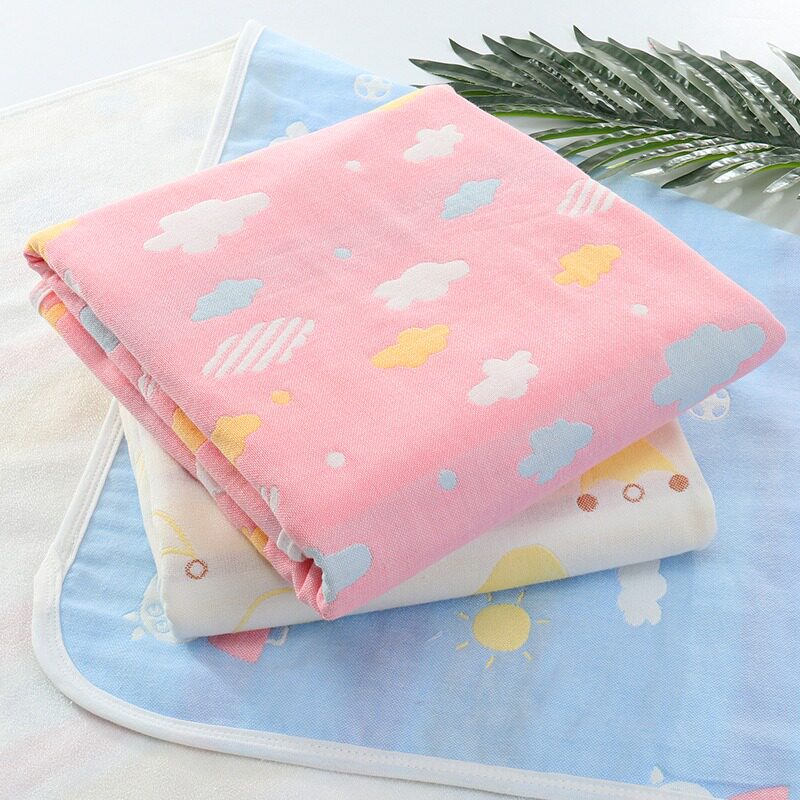 Baby pure cotton cloth anti-urine mat waterproof and breathable washable newborn baby baby anti-leakage aunt cushion spring summer season