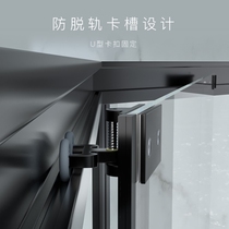 Original space Diamond sliding door shower room partition bathroom bathroom dry and wet separation bathroom home shower room