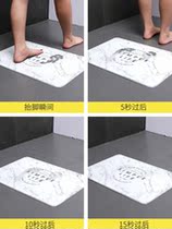 Silicon Algae Clay Strip Bifacial Folk Sleeping Mud Bathroom Foot Mat Large Doormat Floor Mat easy to clean shower room washroom