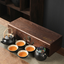 Ceramic kung fu tea set ox year gift company annual meeting gift custom logo to send customers hand gift opening gift