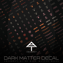 ANCHORET MG Dark Matter Can Angel Water Sticker