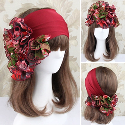 Mùa hè Hàn Quốc đa dạng mặc phụ kiện tóc headband nhảy hoa gãy headband rộng headband nhảy cô dâu đầu hoa đội đầu - Phụ kiện tóc