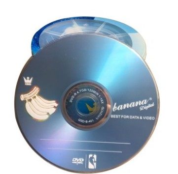 Banana Banana DVD-R R 16X Dolphin sokck without label tag disc 50 tablets