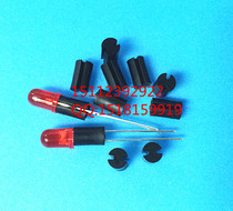 LED spacer column F5 double pit solid two-legged round body lamp post pad height column black F5*5 high