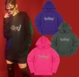 Cặp đôi nam nữ Ulzzang cộng với áo len nhung đầu mùa thu và mùa đông áo nỉ hoodie