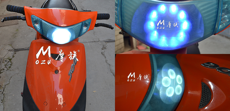 Đèn xe điện 30W xe máy led đèn pha xa và gần đèn chiếu sáng xe tay ga lừa đảo bóng đèn siêu sáng tích hợp đèn led bma h4