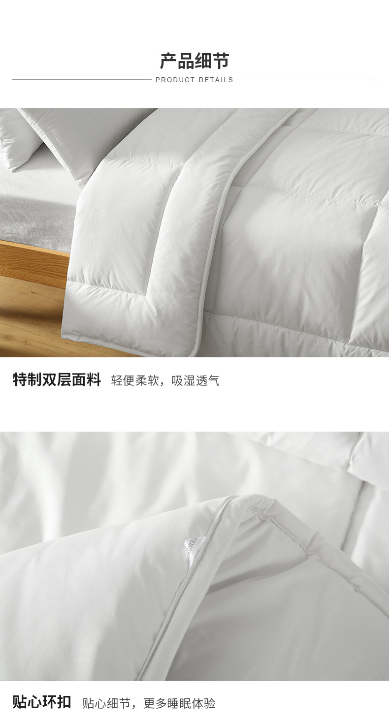 20年老品牌 埃迪蒙托 双人复合羊毛被 2*2.3m 重7斤 图6