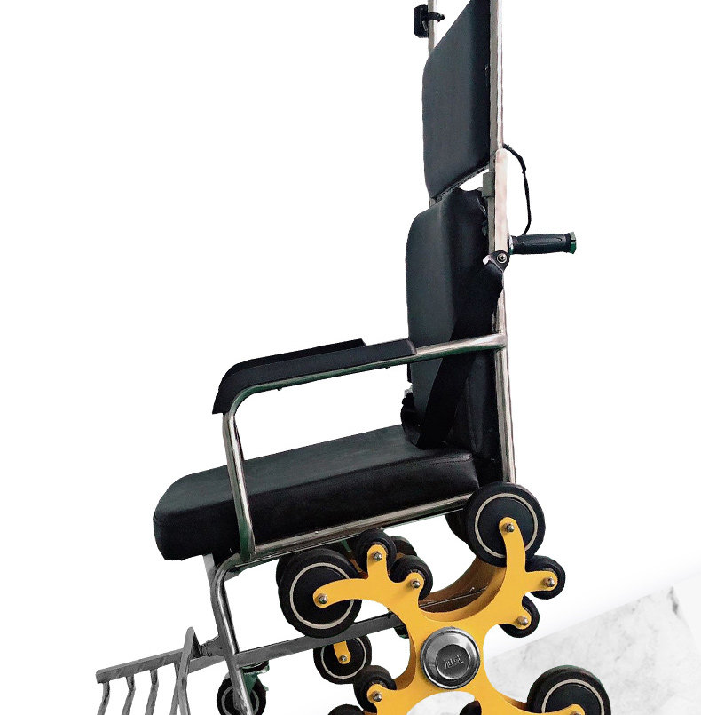 Оборудование для реабилитации 电动爬楼轮椅智能上下楼梯老人残疾人自动爬楼神器履带式轻便折叠