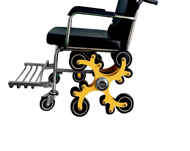 Оборудование для реабилитации 电动爬楼轮椅智能上下楼梯老人残疾人自动爬楼神器履带式轻便折叠