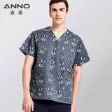 安诺 Дышащая униформа врача, униформа медсестры для работы, комплект, поликоттон, короткий рукав