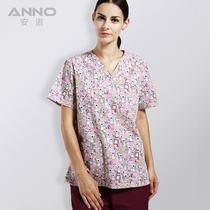 Anno surgical clothing polyester cotton printing hand-washing clothes Doctor Nurses clothing operating room isolation pet hospital work clothes