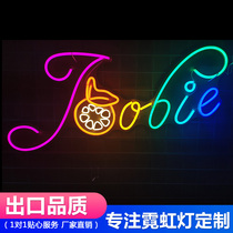 led creative neon flex custom ins decorative hose neon letters luminous word outdoor billboard