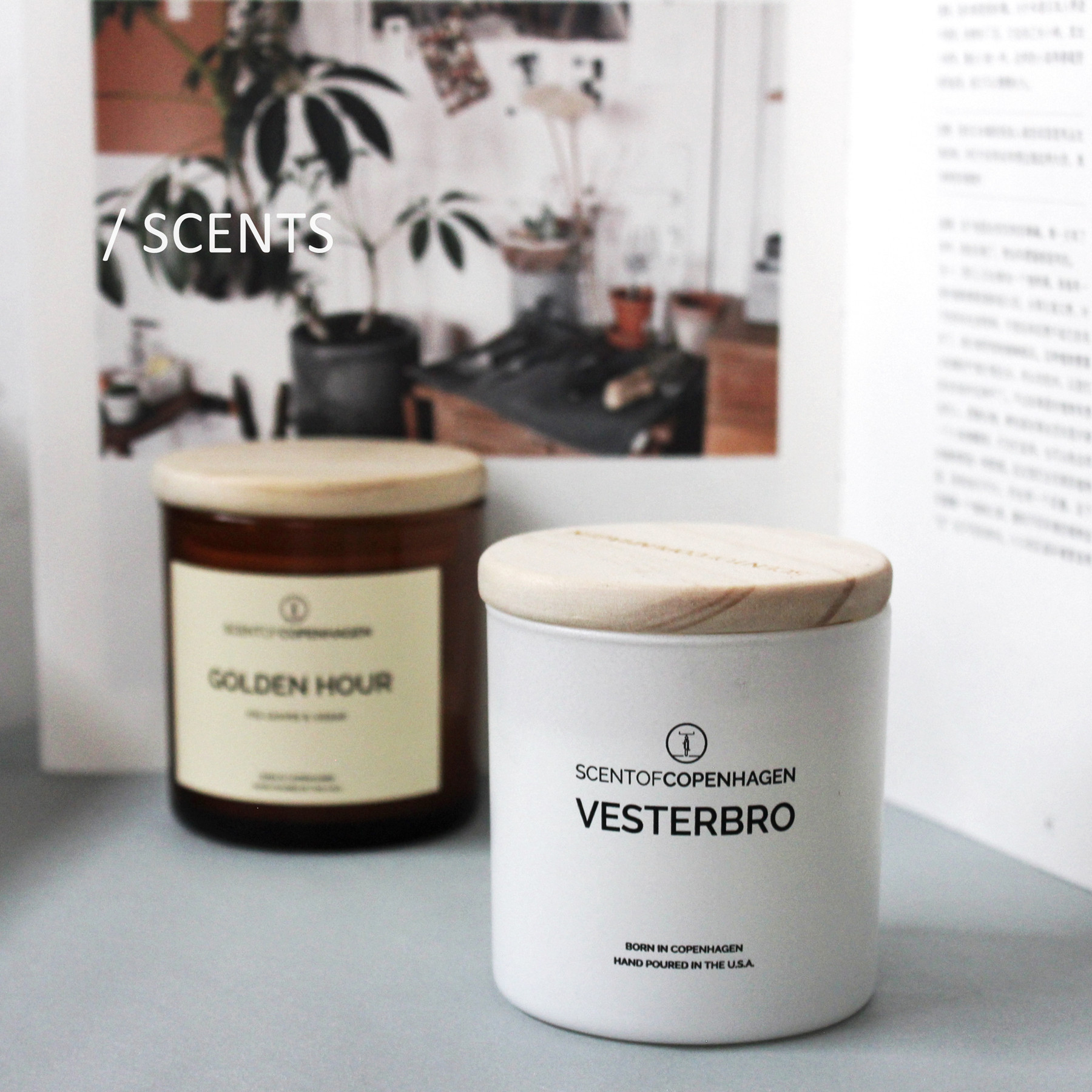 Scent of Copenhagen I Denmark copenhagen hand-made mianan scented candle time art