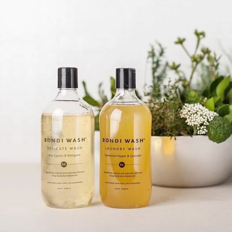Bondiwash laundry detergent Australian natural essential oils for daily delicate clothing