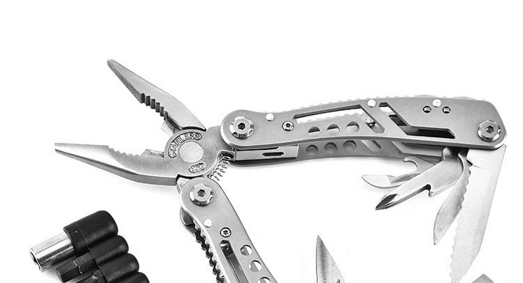 Многофункциональные плоскогубцы 户外野营组合工具摺叠多用途钳 可携式万用应急求生应急工具刀钳