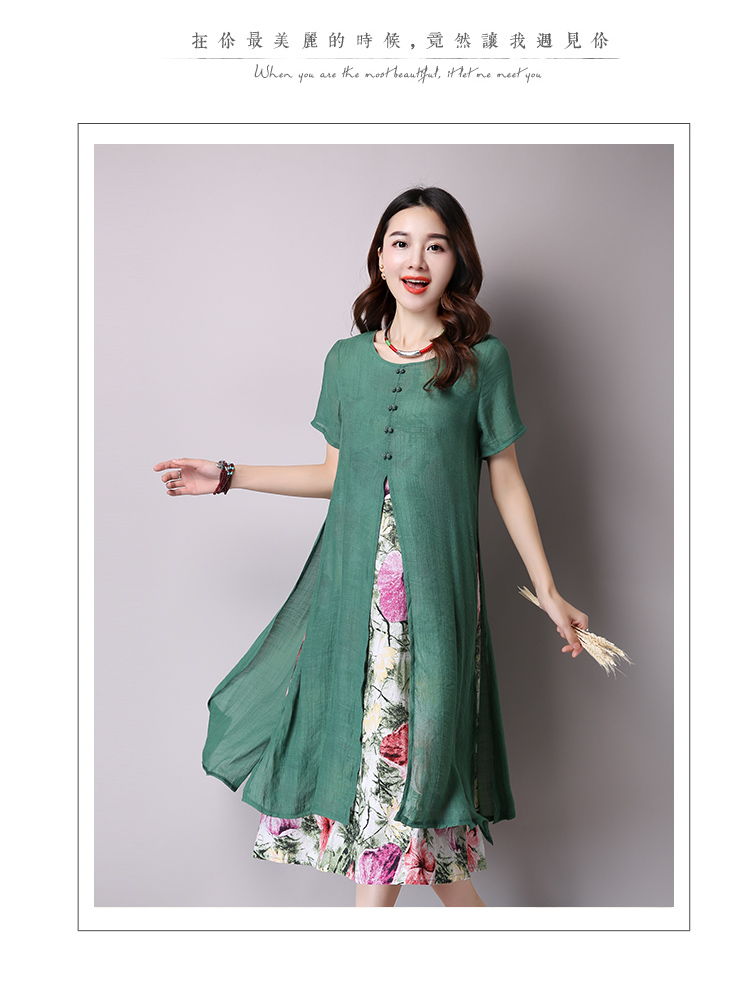 Robe femme en Coton et lin - Ref 3326852 Image 19