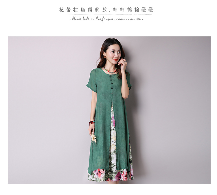 Robe femme en Coton et lin - Ref 3326852 Image 18